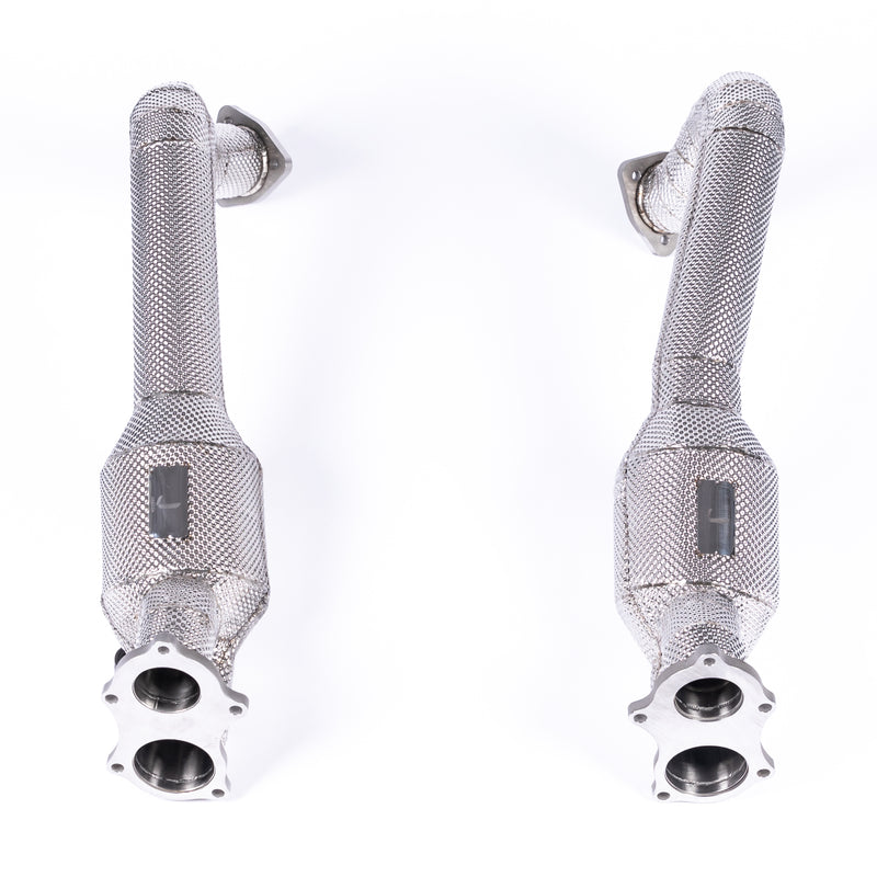 JCR Inconel Link Pipes (Race Cats) - 718 GT4 / Spyder / GTS4.0