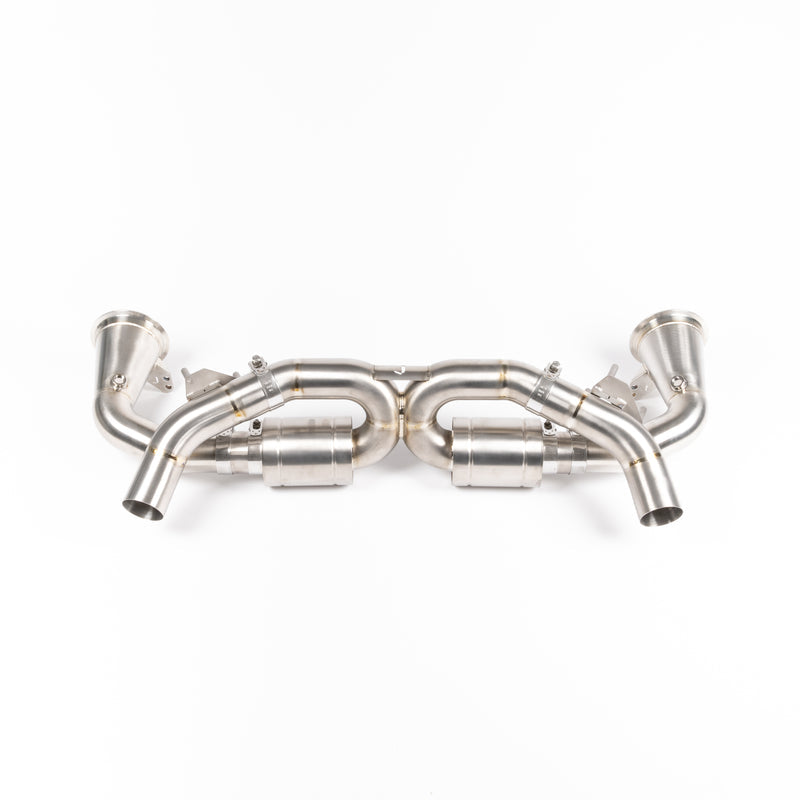 JCR Titanium Race Pipe (Silenced / Cat Deletes) - 992.1 Carrera / Turbo