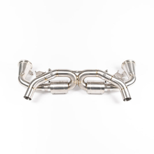JCR Titanium Race Pipe (Silenced / Cat Deletes) - 992.1 Carrera / Turbo
