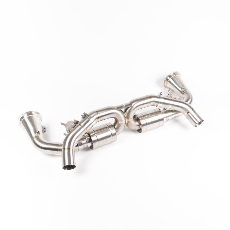 JCR Titanium Race Pipe (Silenced / Cat Deletes) - 992.1 Carrera / Turbo