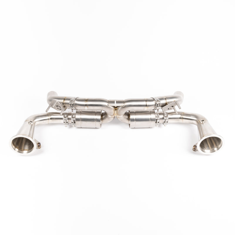 JCR Titanium Race Pipe (Silenced / Cat Deletes) - 992.1 Carrera / Turbo