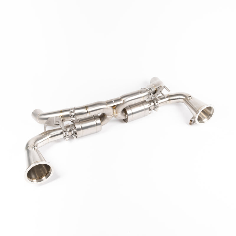 JCR Titanium Race Pipe (Silenced / Cat Deletes) - 992.1 Carrera / Turbo