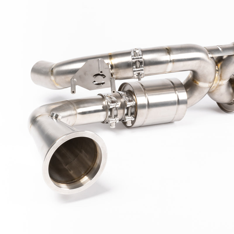 JCR Titanium Race Pipe (Silenced / Cat Deletes) - 992.1 Carrera / Turbo