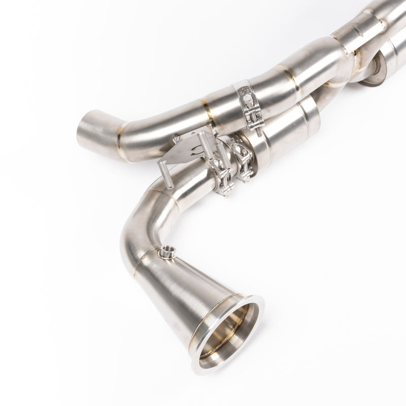 JCR Titanium Race Pipe (Silenced / Cat Deletes) - 992.1 Carrera / Turbo