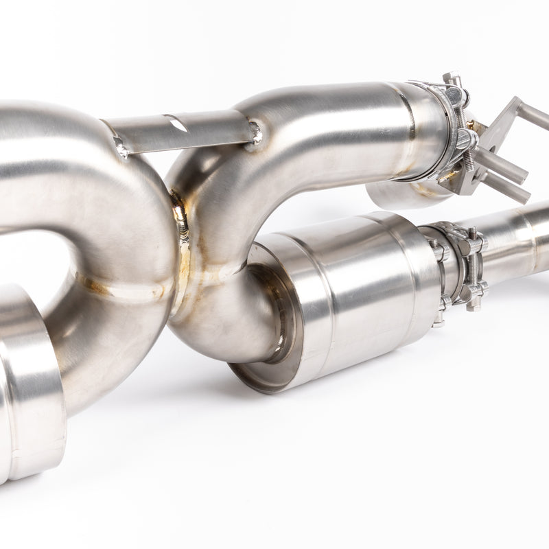 JCR Titanium Race Pipe (Silenced / Cat Deletes) - 992.1 Carrera / Turbo