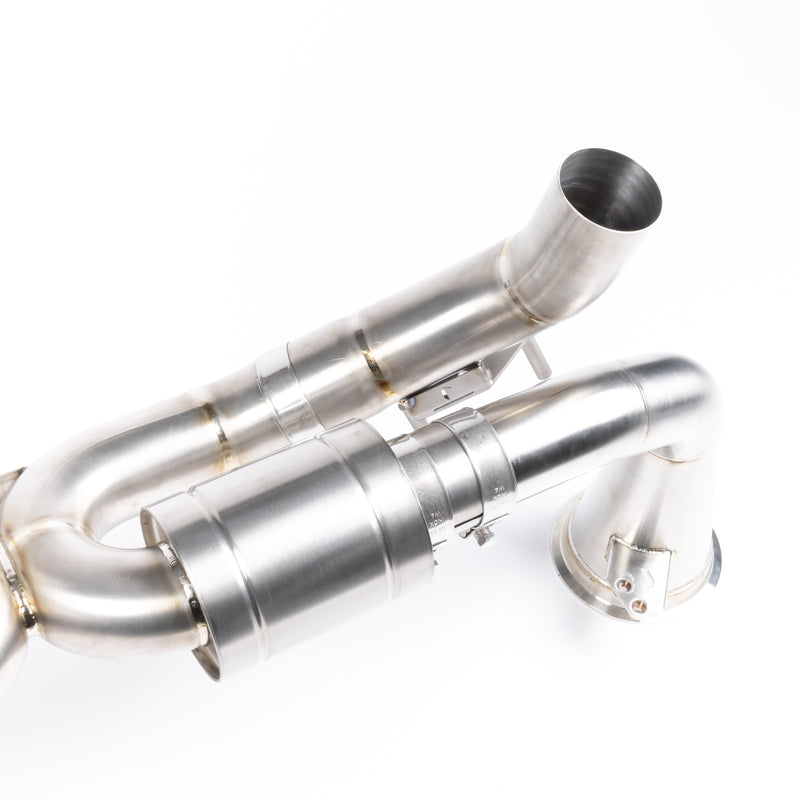 JCR Titanium Race Pipe (Silenced / Cat Deletes) - 992.1 Carrera / Turbo