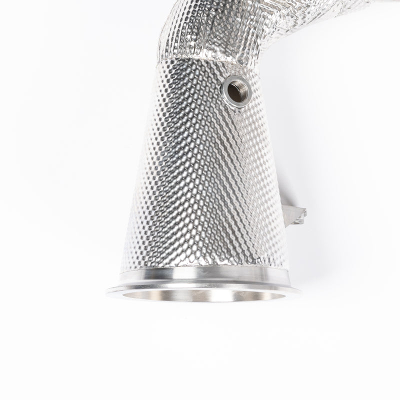 JCR Titanium Race Pipe (Non Silecned / Heat Shielded Cat Deletes) - 992.1 Carrera / Turbo