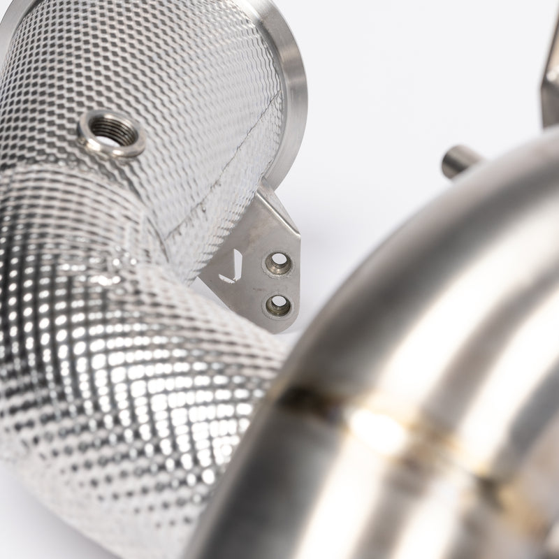 JCR Titanium Race Pipe (Non Silecned / Heat Shielded Cat Deletes) - 992.1 Carrera / Turbo