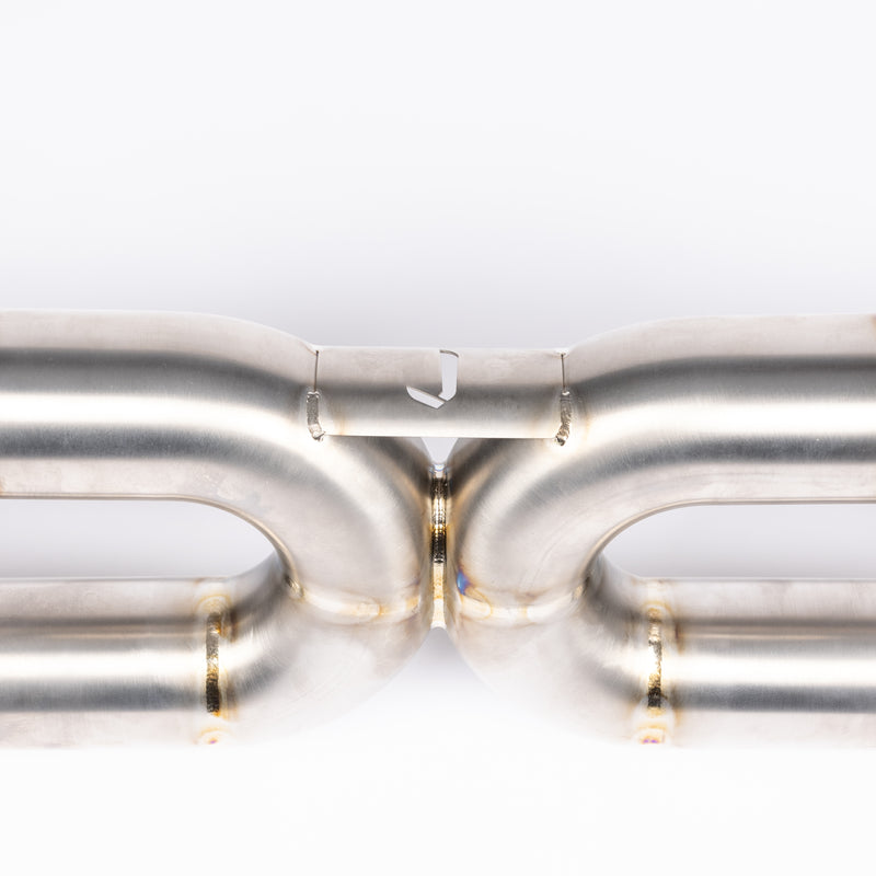 JCR Titanium Race Pipe (Non Silecned / Heat Shielded Cat Deletes) - 992.1 Carrera / Turbo