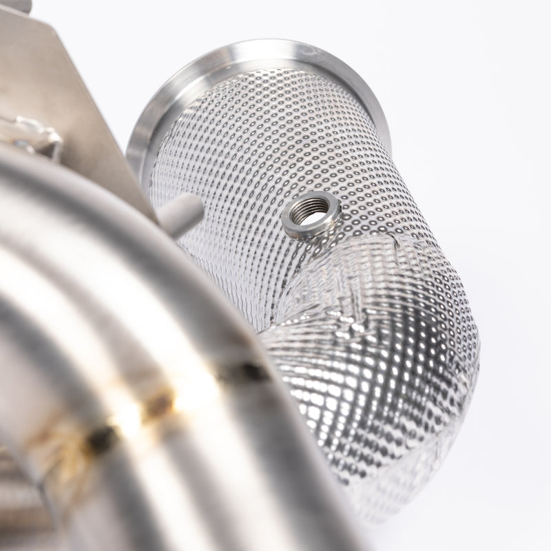 JCR Titanium Race Pipe (Non Silecned / Heat Shielded Cat Deletes) - 992.1 Carrera / Turbo