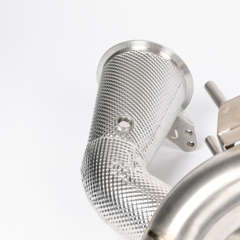 JCR Titanium Race Pipe (Non Silecned / Heat Shielded Cat Deletes) - 992.1 Carrera / Turbo