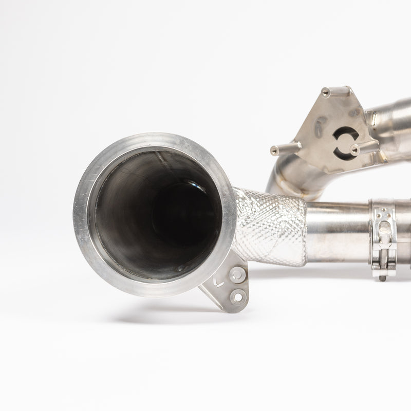 JCR Titanium Race Pipe (Non Silecned / Heat Shielded Cat Deletes) - 992.1 Carrera / Turbo