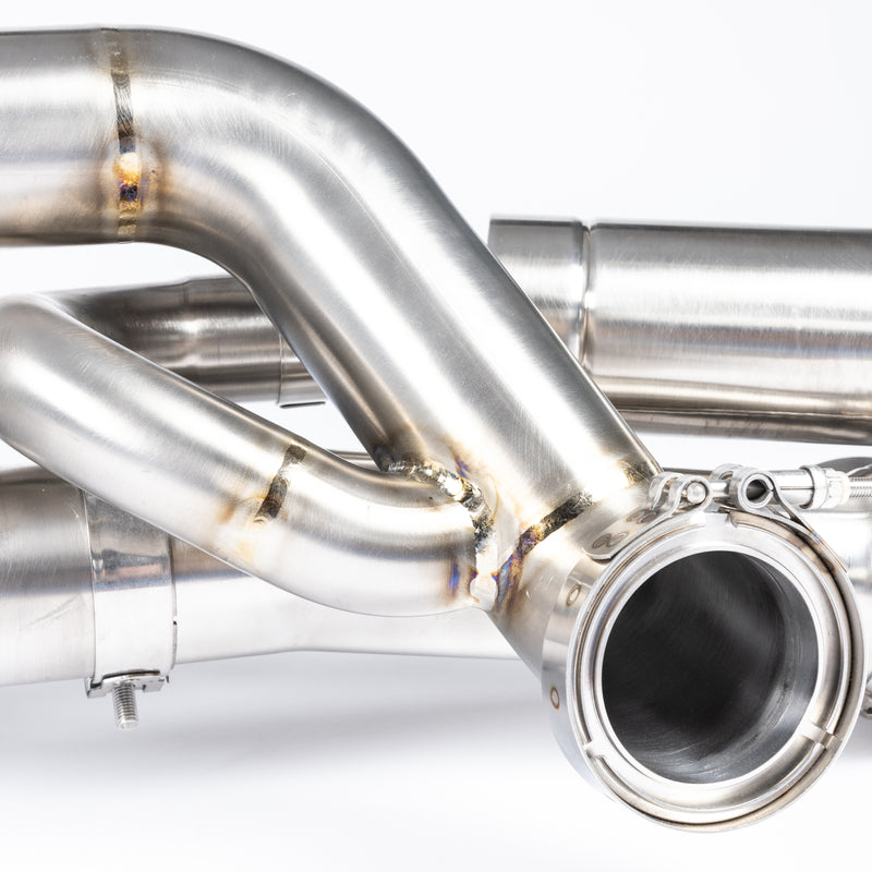 JCR Titanium Race Pipe (Valved) - 718 GT4RS / Spyder RS