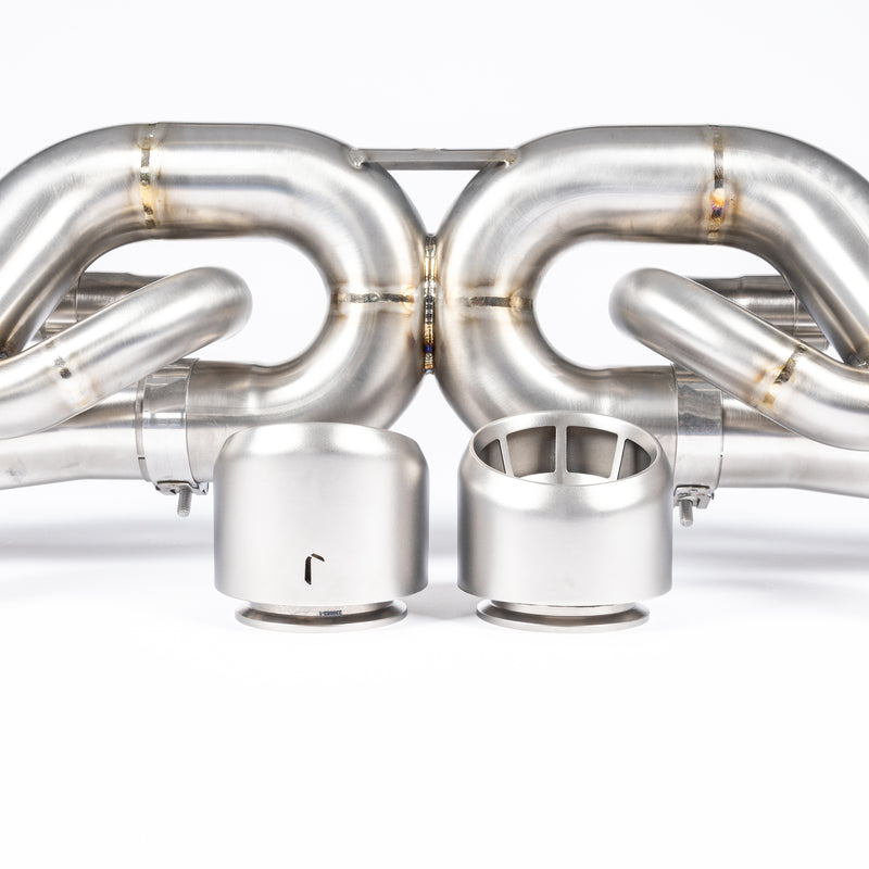 JCR Titanium Race Pipe (Valved) - 718 GT4RS / Spyder RS
