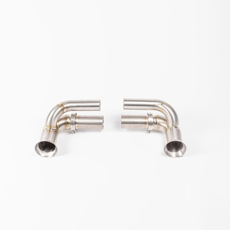 JCR Titanium Side Silencer Bypass (Non Valved) - 991 GT3 / RS