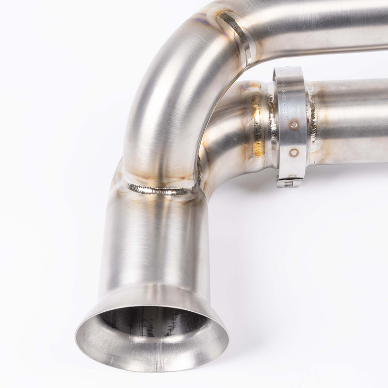 JCR Titanium Side Silencer Bypass (Non Valved) - 991 GT3 / RS