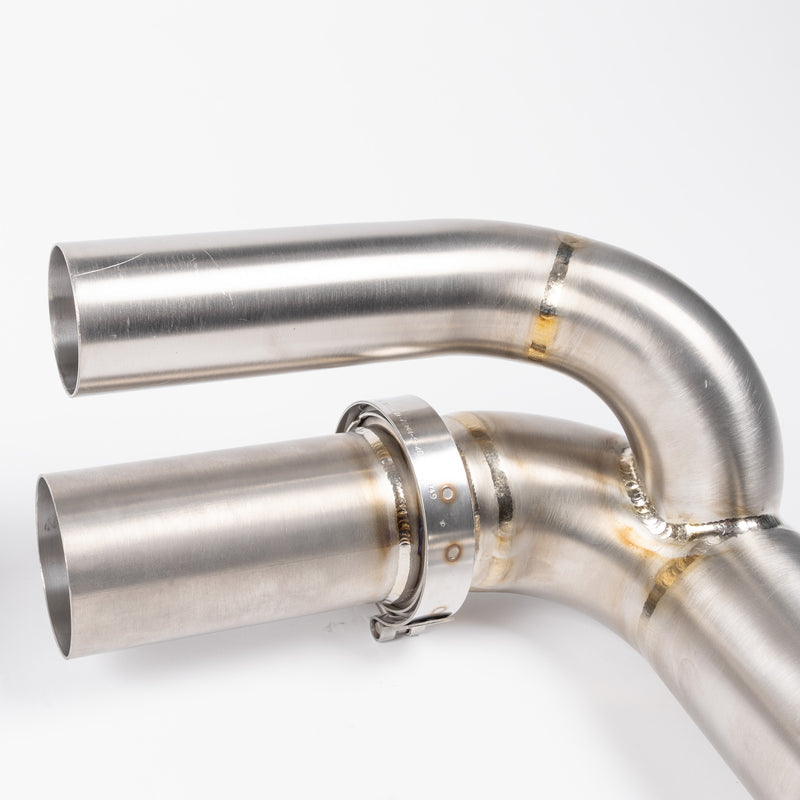 JCR Titanium Side Silencer Bypass (Non Valved) - 991 GT3 / RS