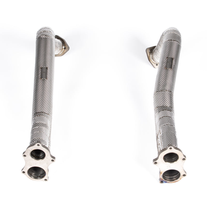 JCR Titanium Link Pipes (Non Silenced) - 718 GT4 / Spyder / GTS4.0