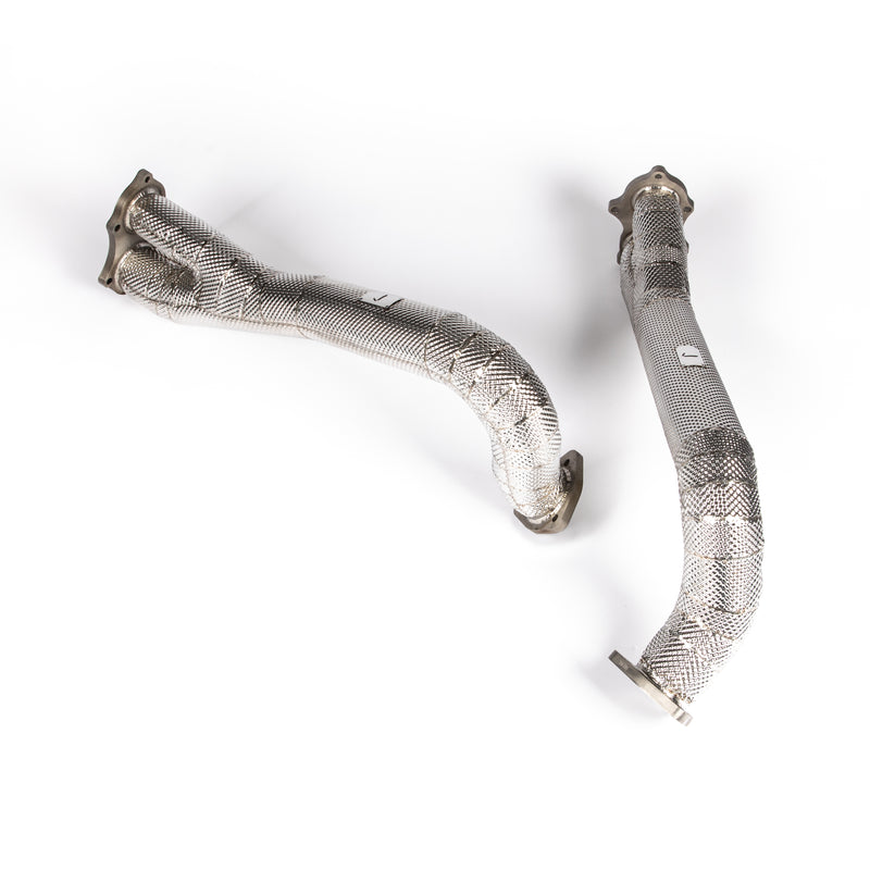 JCR Titanium Link Pipes (Non Silenced) - 718 GT4 / Spyder / GTS4.0