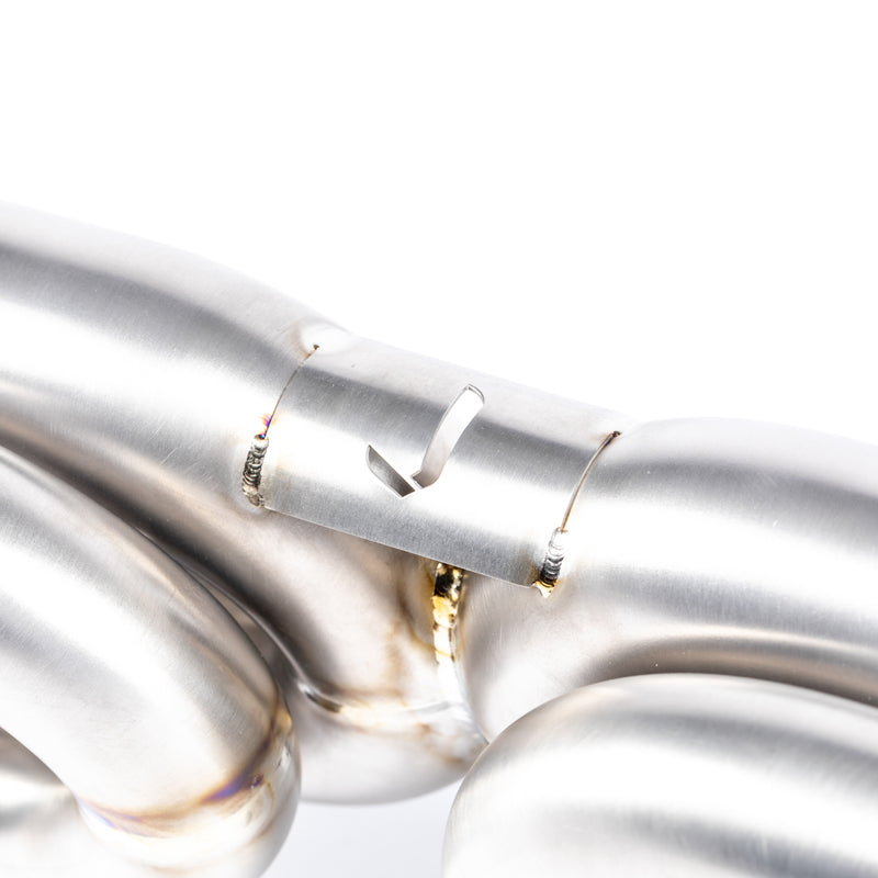 JCR Titanium Valved Race Pipe (Silenced) - 718 GT4 / Spyder / GTS4.0