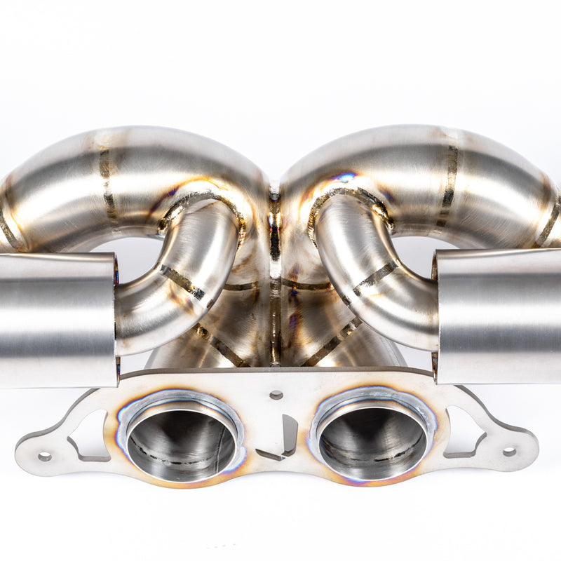 JCR Superlight Race Pipe (Valved / Cat Delete) - 992.1 GT3 / GT3RS / ST