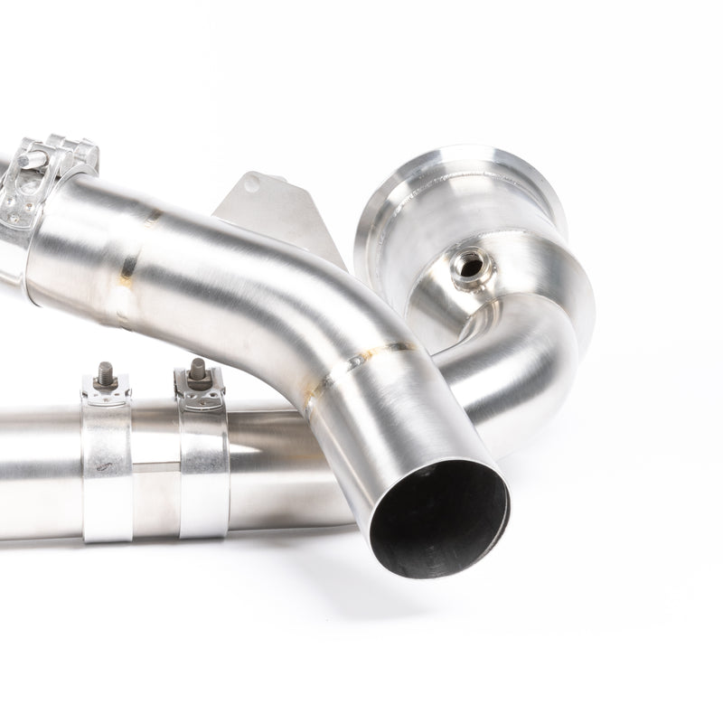 JCR Titanium Race Pipe (Non Silenced / Race Cats) - 992.1 Carrera / Turbo