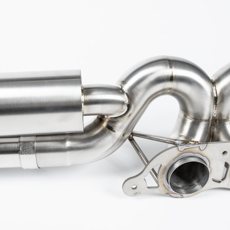 JCR Titanium Superlight Race Pipe (Valved) - 991 GT3 / RS