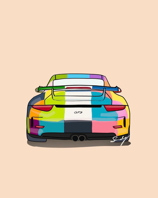 ART PRINT - Multicolor GT3