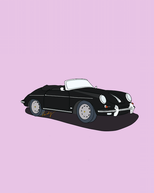 ART PRINT - PORSCHE 356