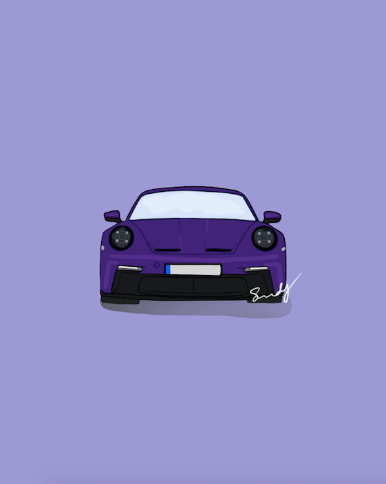 ART PRINT - PORSCHE 992