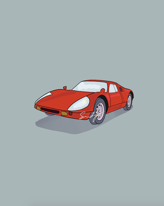 ART PRINT - Begovich 904 Carrera GT